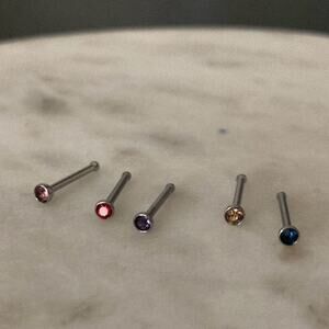 nose ring, jewelry 20g bundle